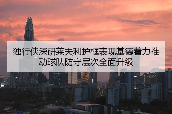 独行侠深研莱夫利护框表现基德着力推动球队防守层次全面升级